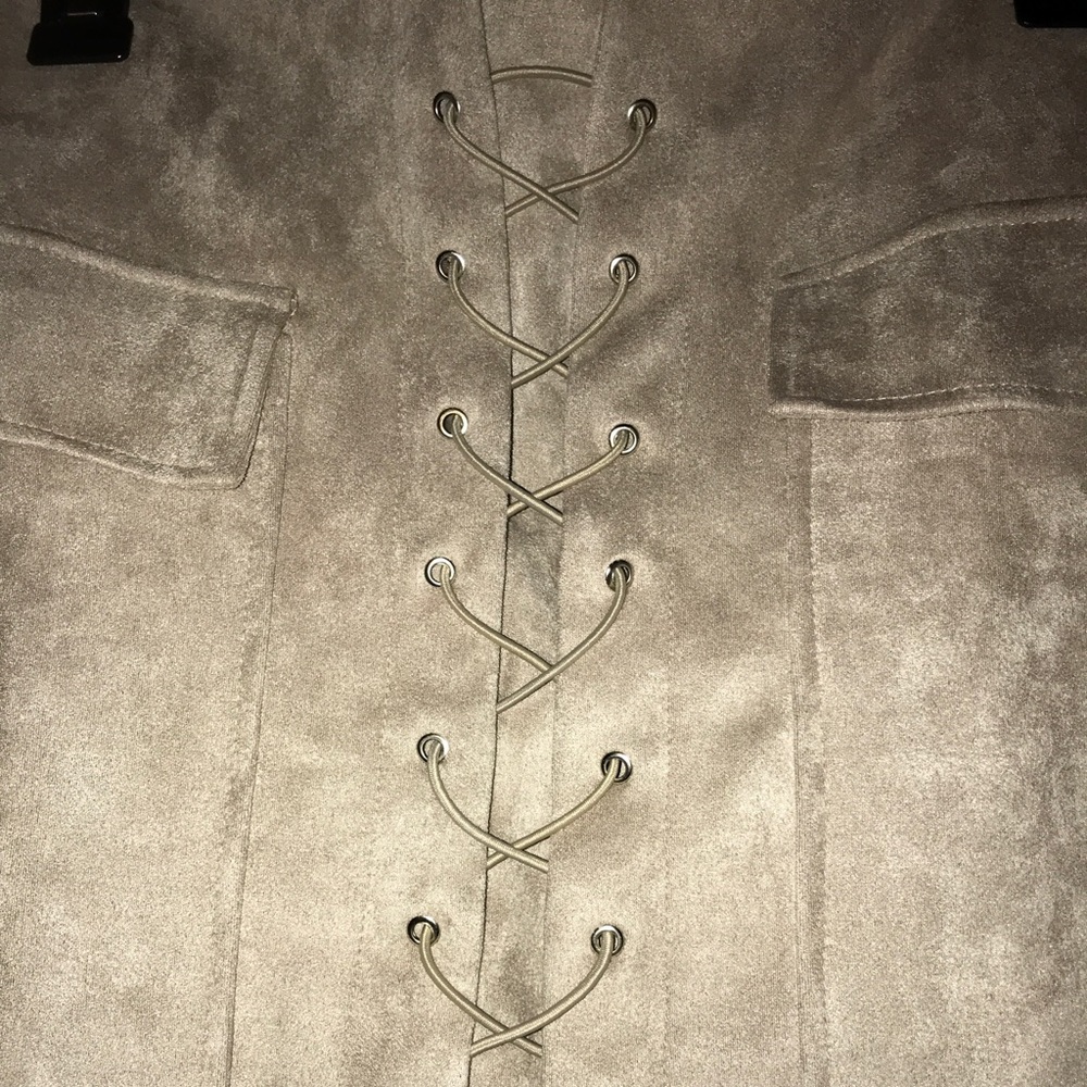 Lace Up Skirt - Picture 2 of 3
